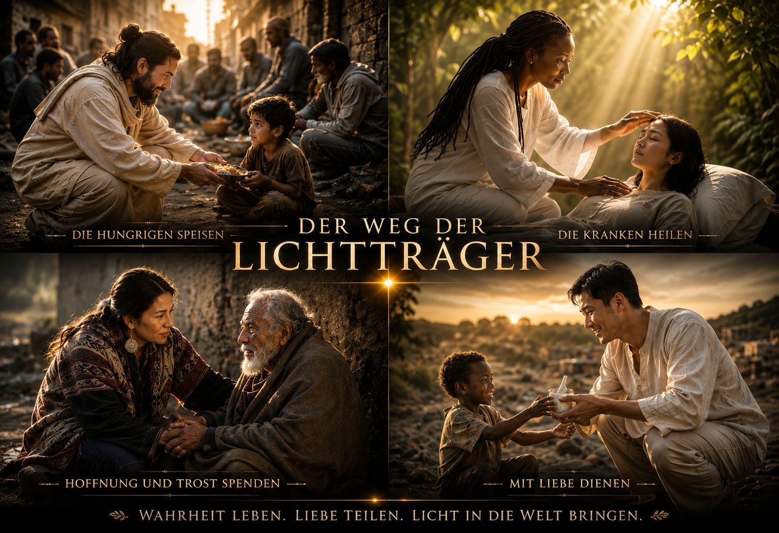 The Way of the Lightbearers — Feeding the Hungry, Healing the Sick, Giving Hope and Comfort, Serving with Love