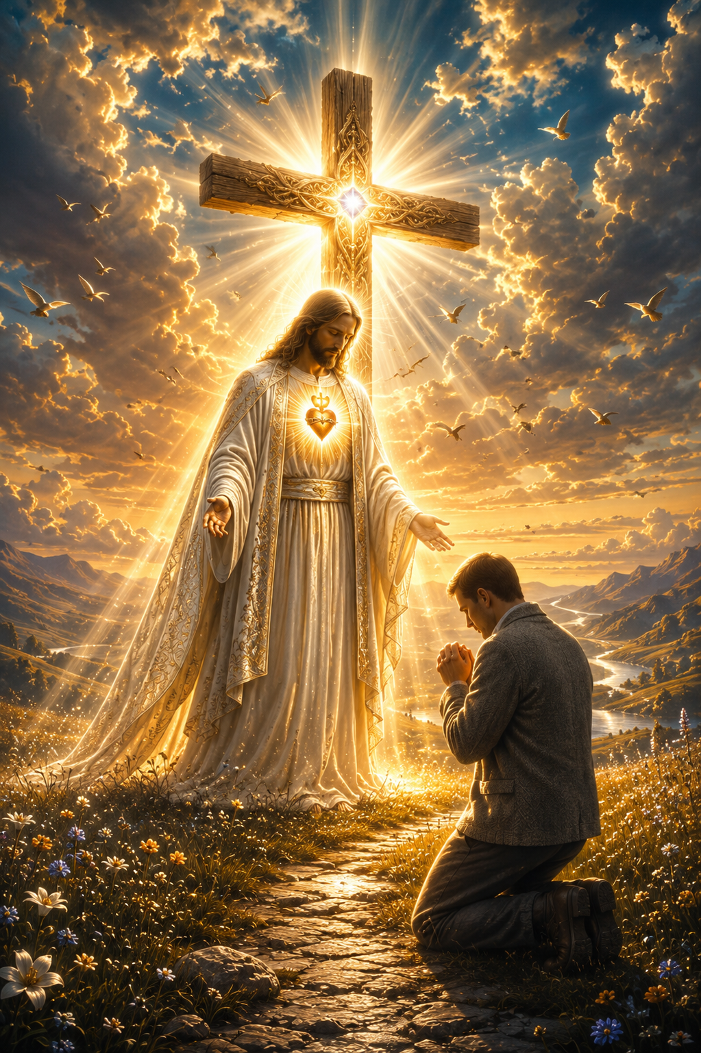 Heaven and Earth meet